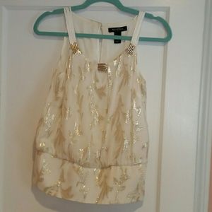 White House Black Market silk top.